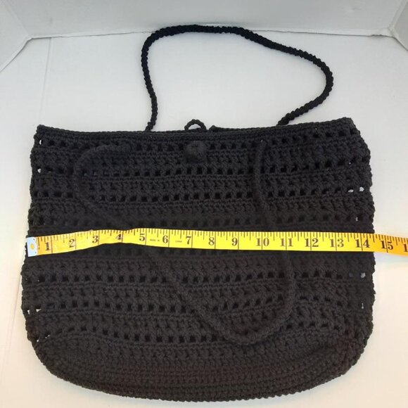 Handmade 100% Cotton Crochet Tote Bag New - Picture 8 of 10